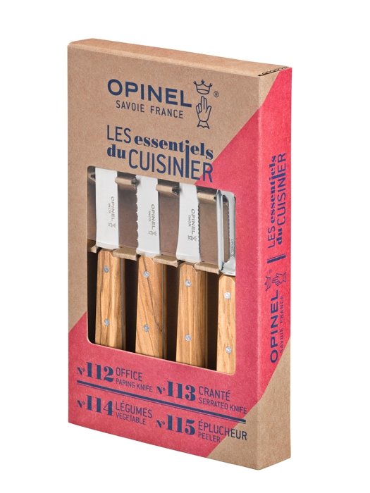 Opinel Zestaw Noży Essentiels Olivewood Box Set