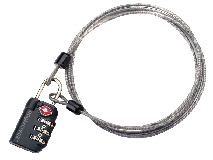 EAGLE CREEK 3-Dial TSA Lock and Cable