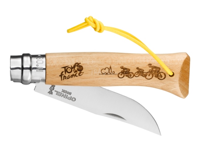 Opinel Nóż Tour De France 2020 Engraving 08