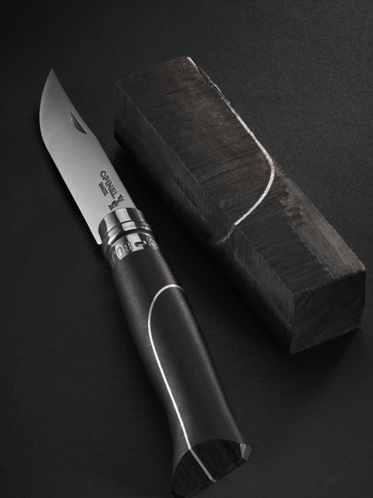 Opinel Nóż Luxury Ebony Ellipse box 08