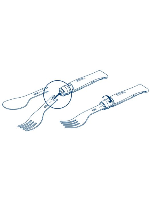 Opinel Zestaw Nomad Picnic Plus + 08 knife