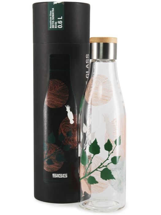 SIGG Butelka szklana Metis Birds 0.6L