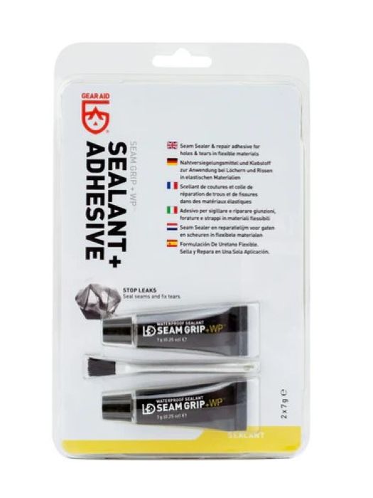 GearAid Seam Grip+WP Waterproof Sealant&Adhesive 2*7g