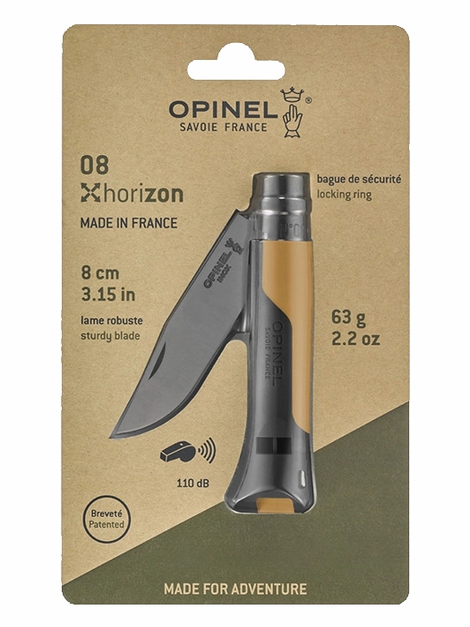 Opinel Nóż Horizon No.08 Mustard Black