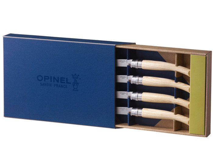 Noże OPINEL Table 10 Ash Box Set