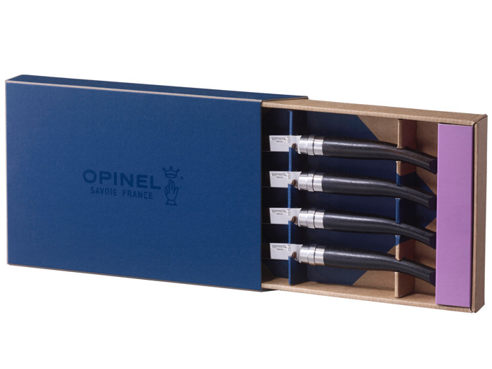 Noże OPINEL Table 10 Ebony Box Set