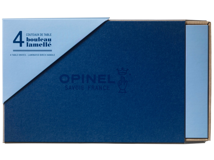 Noże OPINEL Table 10 Laminated Birch Box Set