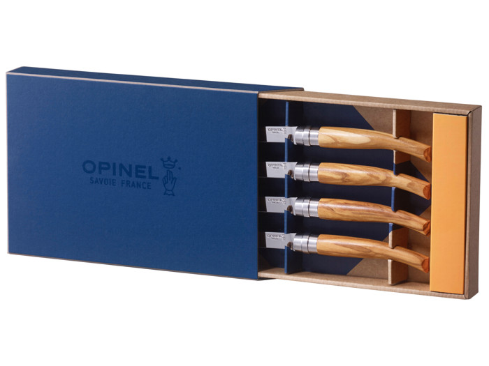 Noże OPINEL Table 10 Olive Box Set