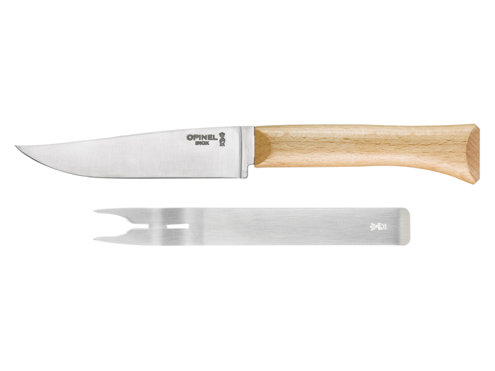 Opinel Nóż i widelec Inox-zestaw do sera