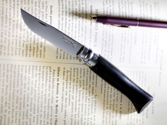 OPINEL Nóż Inox Lux Ebony opak 08