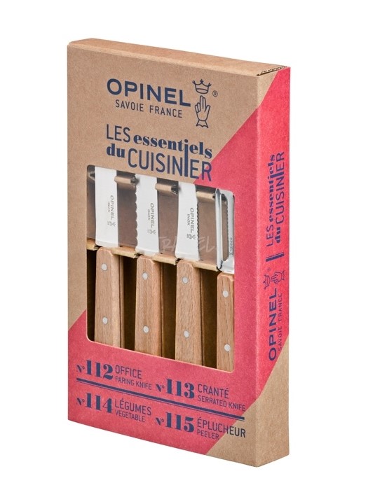 OPINEL Zestaw noży Essentials Natural Box Set